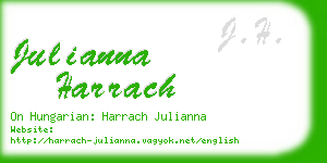 julianna harrach business card